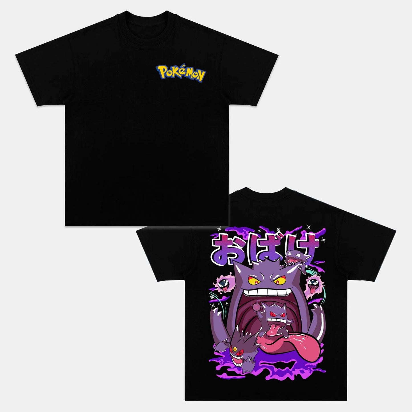 GENGAR UNISEX ANIME INSPIRED VINTAGE T-SHIRTä¸¨POKÃ‰MON-[DS] Style003