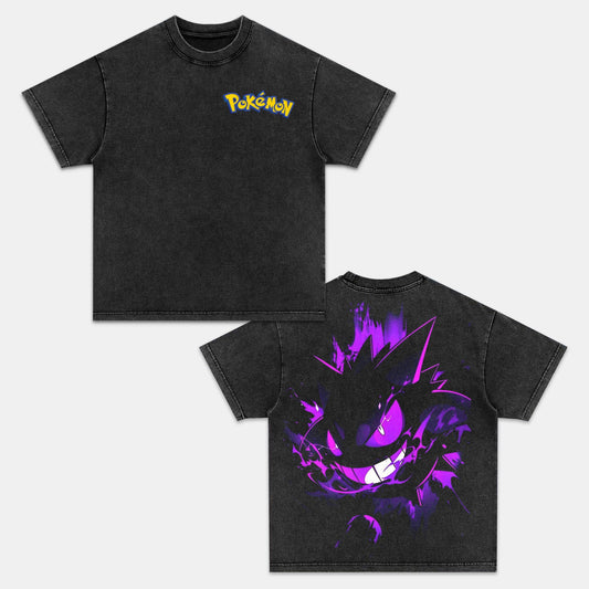GENGAR UNISEX ANIME INSPIRED VINTAGE T-SHIRTä¸¨POKÃ‰MON-[DS] Style006