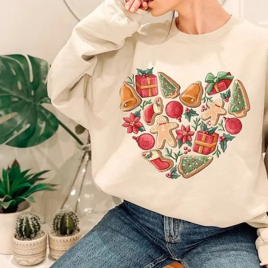 Gingerbread Cookies Sweatshirt, Christmas Shirt, Christmas Matching Sweatshirt, Family Shirt, Trending Shirt