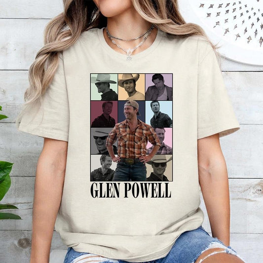 Glen Powell t shirt, Not My First Tornadeo Shirt, Not My First Tornadeo Fan Art, Weather Lover and Storm Chaser Shirt