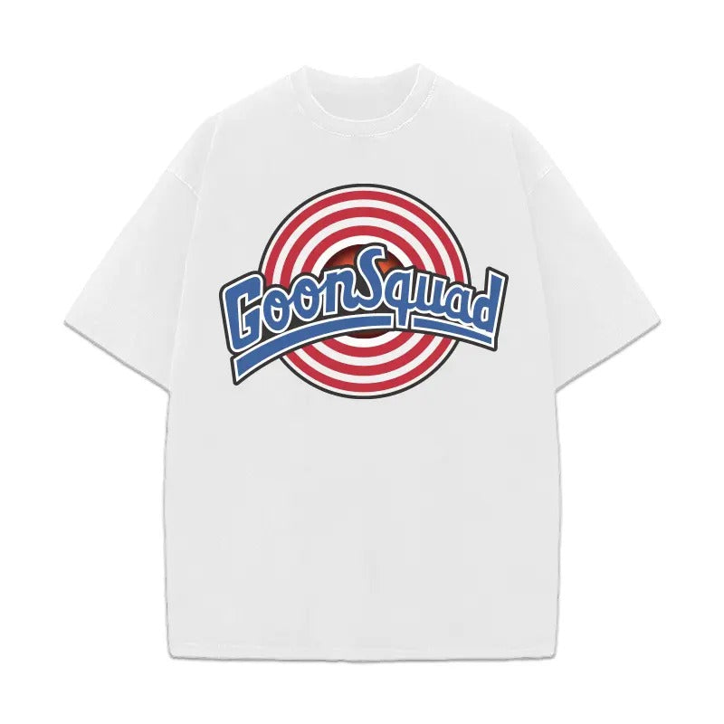 Goon Squad Space Jam Jordan Tune Squad Inspired Funny Graphic Design T-Shirt Crewneck Cotton