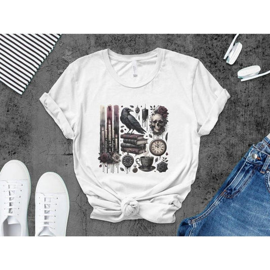 Gothic Literature Artwork for Book Lovers, Readers Society Dark Romance Shirt, Morally Grey Sublimation, Smut Lover Gift