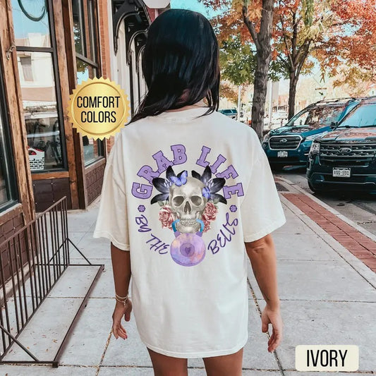 Grab Life By The Bells Shirt s Gym Pump Cover Oversized Gym Shirt Gym Lover Gift Weightlifting Shirt Funny Gym Shirt