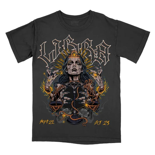 Graphic Tee Libra Zodiac Sign Comfort Colors, Horoscope Shirt, Astrology T-Shirt