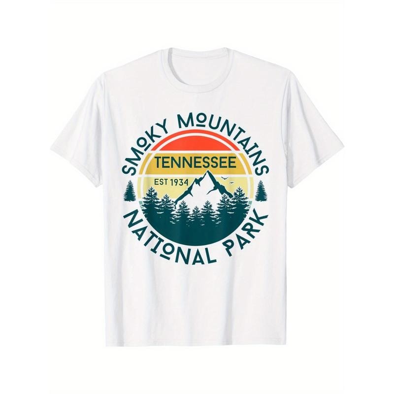 Great Smoky Mountains National Park Tennessee outdoor T-shirt Made in USA