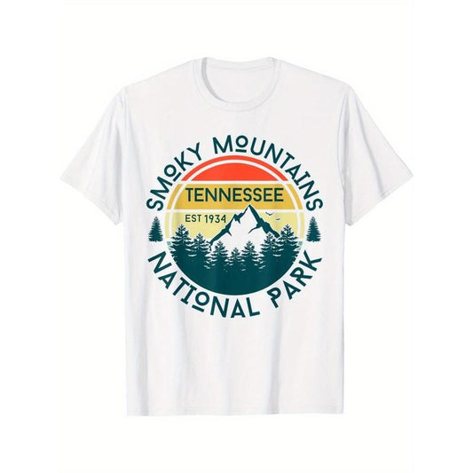 Great Smoky Mountains National Park Tennessee outdoor T-shirt Made in USA