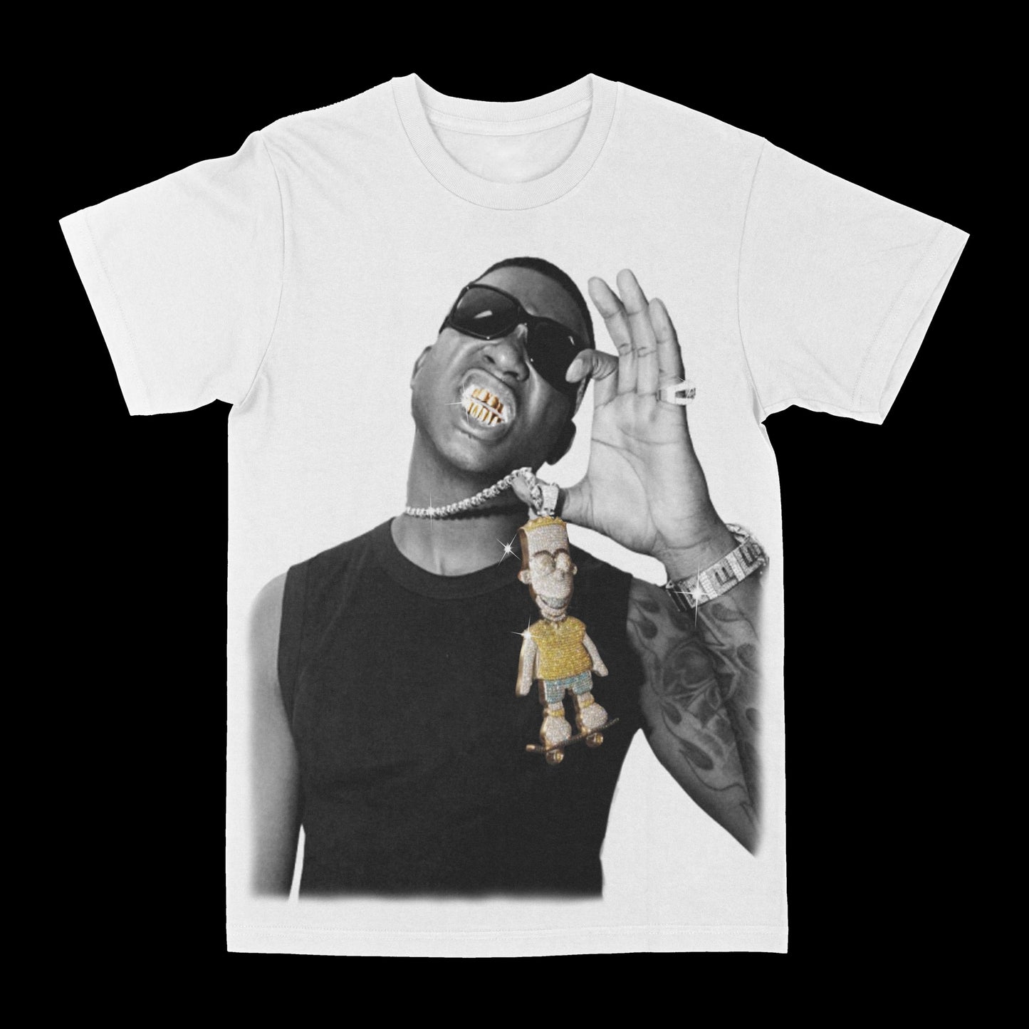 Gucci Mane "Gold Grill" Graphic Tee Style001