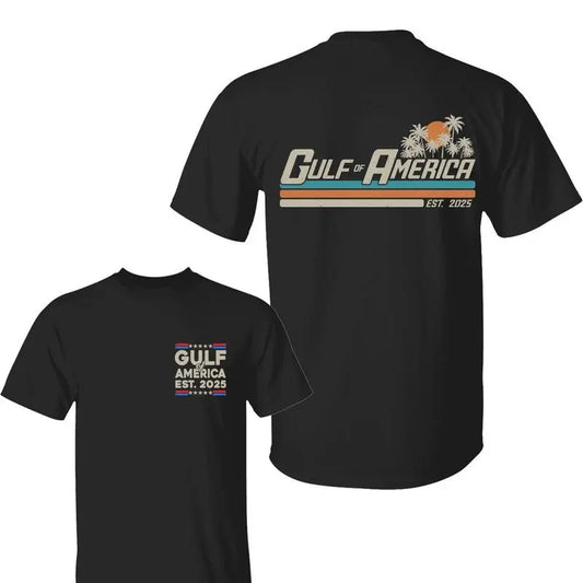 Gulf of America Est 2025 2Side Shirt, Gulf Coast Shirt, Texas Mississippi Florida Beach Crewneck Unisex Cotton T-shirt for Men for Women - TikTok Shop