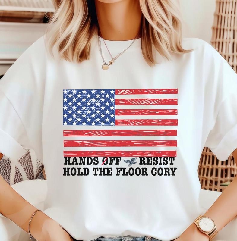 Hands Off, Hold the Floor Cory Tee, Peaceful Protest, Human Rights, Womens Rights Shirt