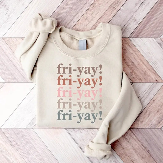 Happy Friday Teacher Sweatshirt, Funny Teacher Sweatshirt, Cute School Sweatshirt, Elementary School Teacher Shirt, Group Teacher Shirt