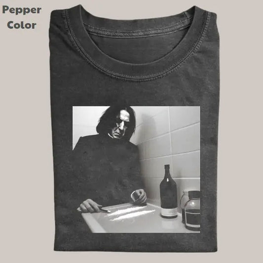 Harry Potter Vintage Graphic Tee, Severus Snape Relax T-Shirt, Movies Tee, Unisex Meme Cringe Funny Dumb Shirt, Menswear Womenswear Streetwear