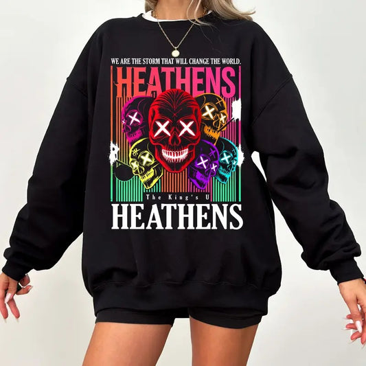 Heathens Legacy of Gods Sweatshirt,T-shirt, Hoodie, Kiss The Villain T-shirt, Rina Kent Bookish T-shirt, Dark Romance, Reader Spicy, Bookish Merch tee