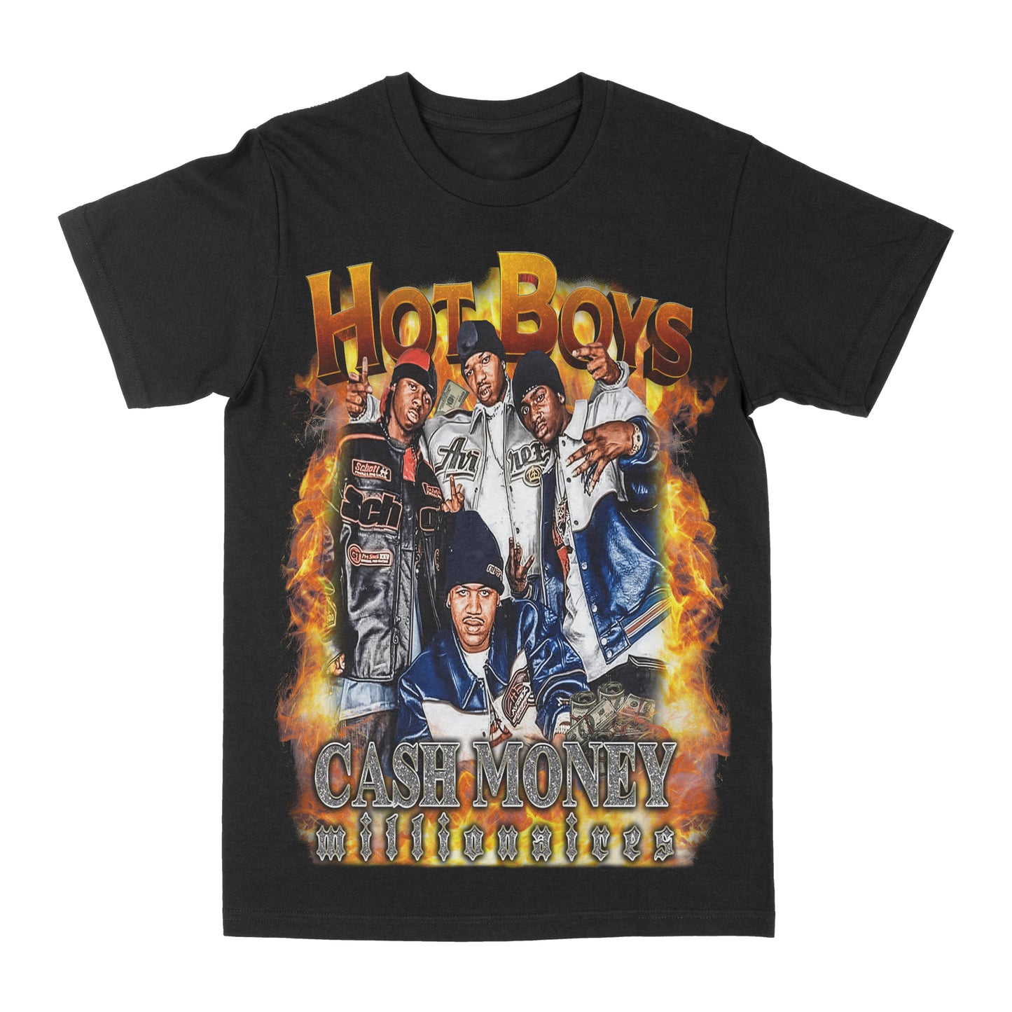 Hot Boys "Fire" Graphic Tee Style001