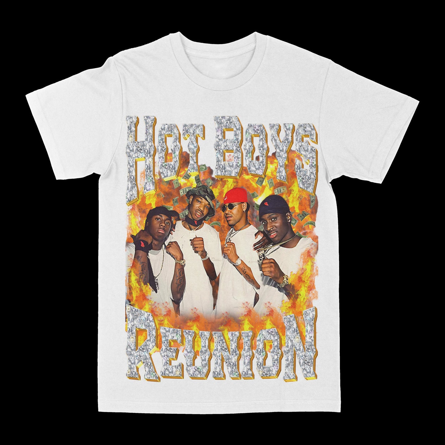 Hot Boys "Reunion" Graphic Tee Style001