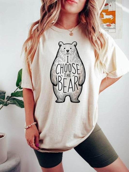 I Choose The Bear Shirt,Women Rights Shirt,Trendy Shirt,Feminism Shirt,Team Bear Shirt,Man Or Bear Shirt,Meme Graphic Tees,Bear Over Man