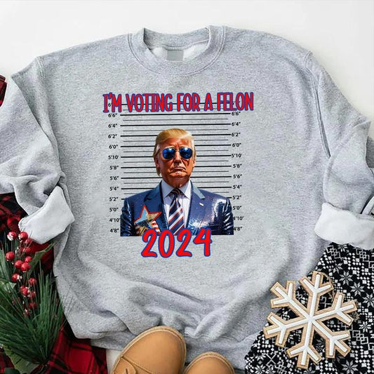 I'm Voting For The Feloon 2024 Shirt,  Trummppp for President 2024 Sweatshirt, Funny Trumppp T-Shirt, Trummppp T Shirt