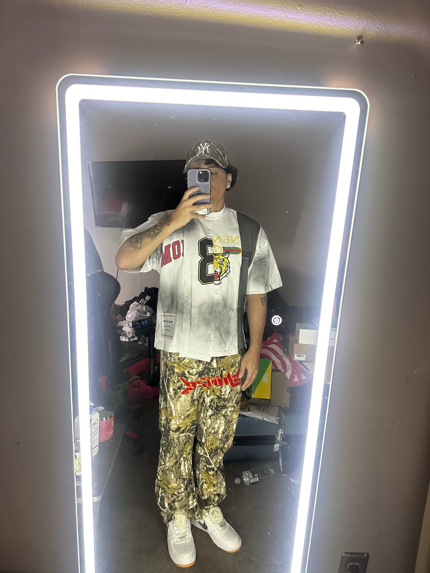â˜… LIMITED â˜… F*CK DESIGNERS UNEVEN SHIRT VINTAGE STREETWEAR Y2K