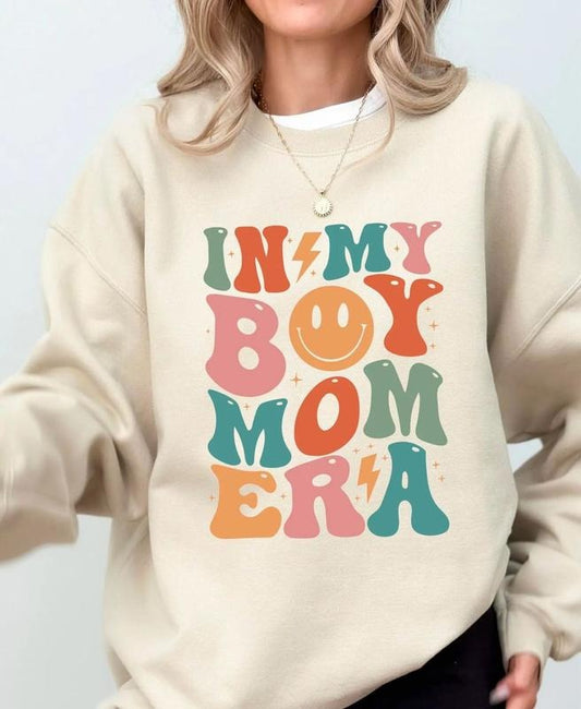 In My Boy Mom Era Sweatshirt, Perfect Gift for Mother's Day, Mothers Day Shirt, Mama Shirt, Best Mama Shirt from Daughter, Gift for Best Mom