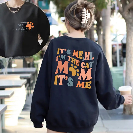 In My Cat Mom Era Sweatshirt Cat Mom Hoodie Cat Mom Sweatshirt Funny Cat Cat Lover Gift Cat Mom Gift Crazy Cat Lady Cat Mama Shirt TK43GN