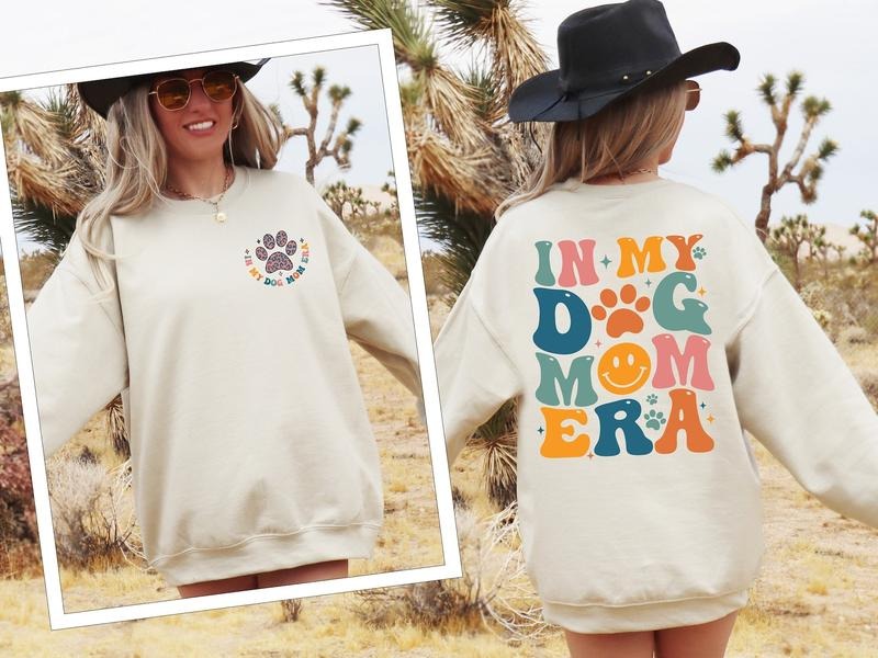 In My Dog Mom Era Sweatshirt, Dog Mom Era Shirt, Dog Mom T-Shirt, Funny Mom Shirt, Dog Mom Birthday Sweater, Dog Mom Shirt, Mother's Day Shirt Dog Mom