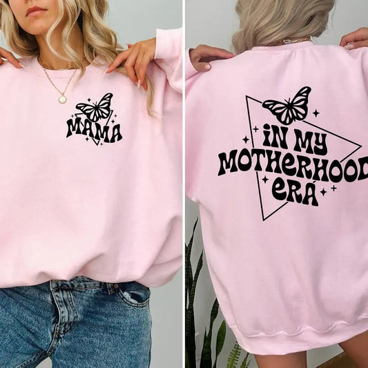 In My Motherhood Era Shirt Motherhood Shirt Motherhood Some Day Cute Motherhood Gift Mom Life Mom Gift New Mom Shirt Cute Butterfly TK62GN