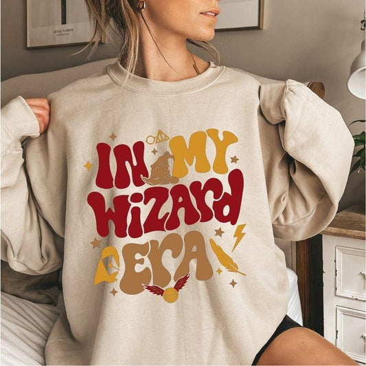 In My Wizard Era Sweatshirt - Wizarding World , Funny Wizard School Apparel