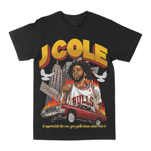 J. Cole "Chicago" Graphic Tee Style001