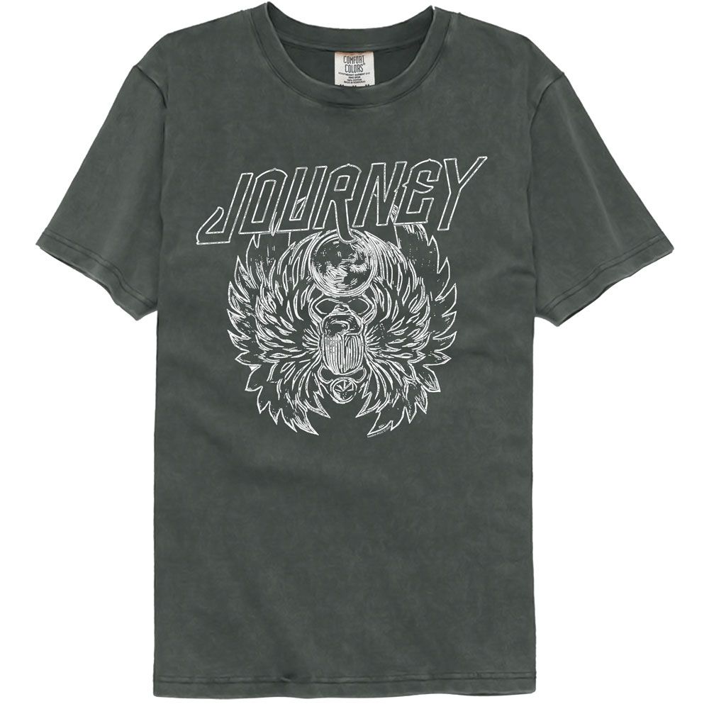 Journey - Scarab Lines - American Classics - Solid Gray Adult Short Sleeve Comfort Color T-Shirt