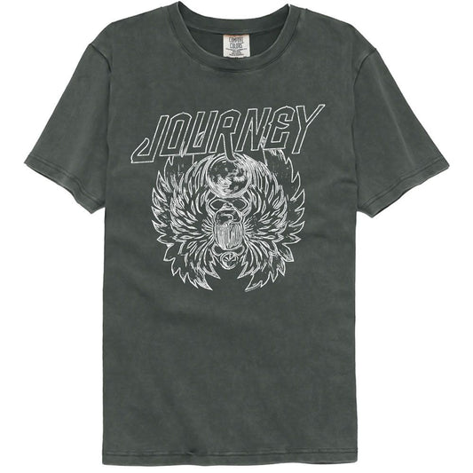 Journey - Scarab Lines - American Classics - Solid Gray Adult Short Sleeve Comfort Color T-Shirt