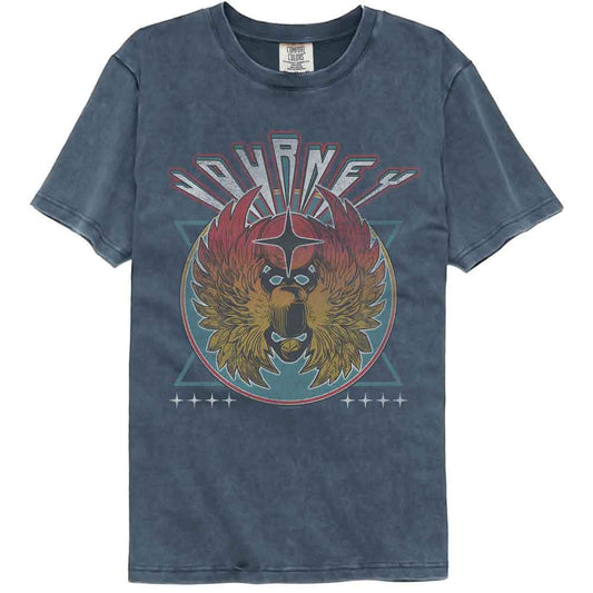Journey - Stars - American Classics - Solid Blue Adult Short Sleeve Comfort Color T-Shirt