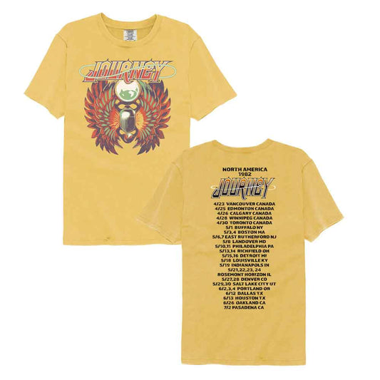 Journey - Segmented Colors - American Classics - Yellow Solid Adult Short Sleeve Comfort Color T-Shirt