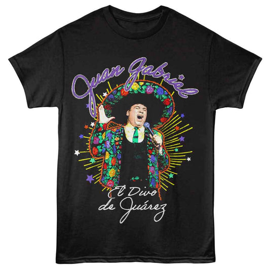 Juan Gabriel - El Divo - American Classics - Black Adult Short Sleeve T-Shirt