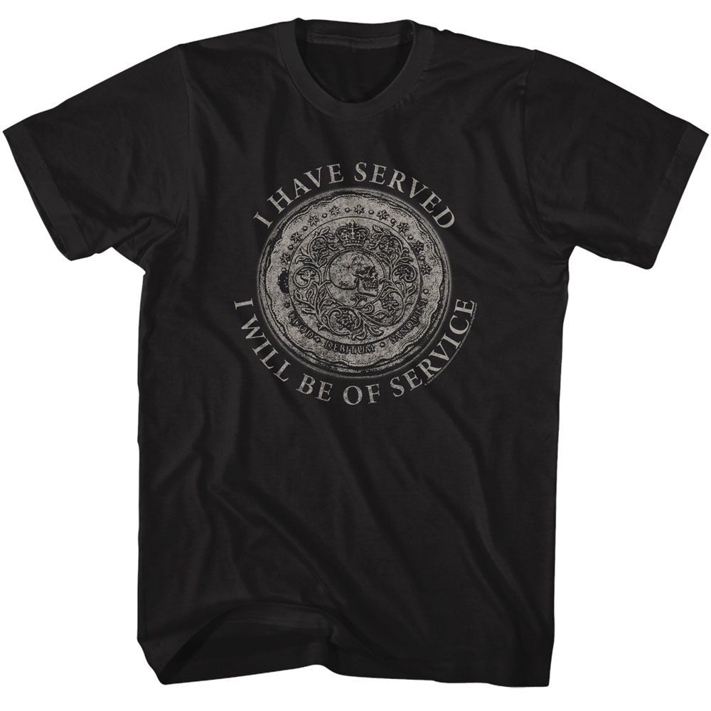 John Wick - Blood Oath Coin - American Classics - Solid Black Adult Short Sleeve T-Shirt