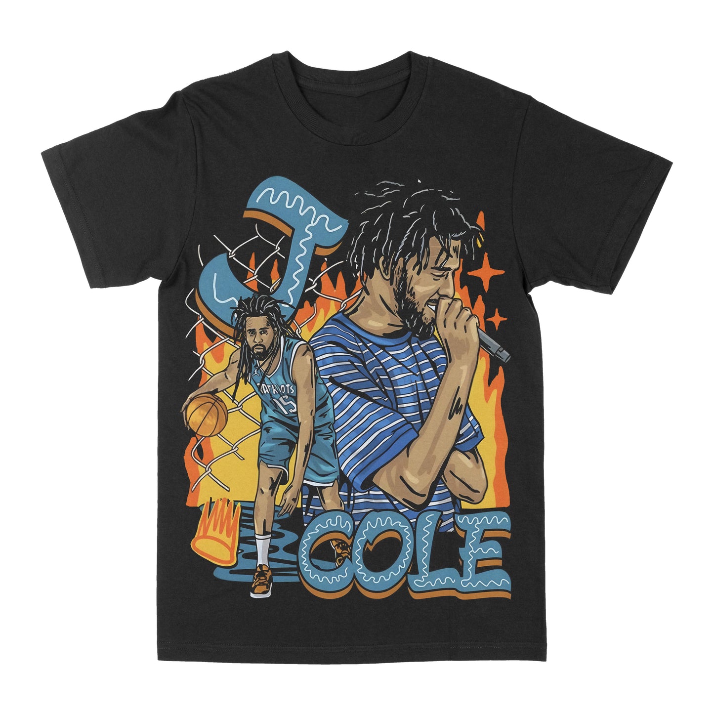 J. Cole "Fire" Graphic Tee