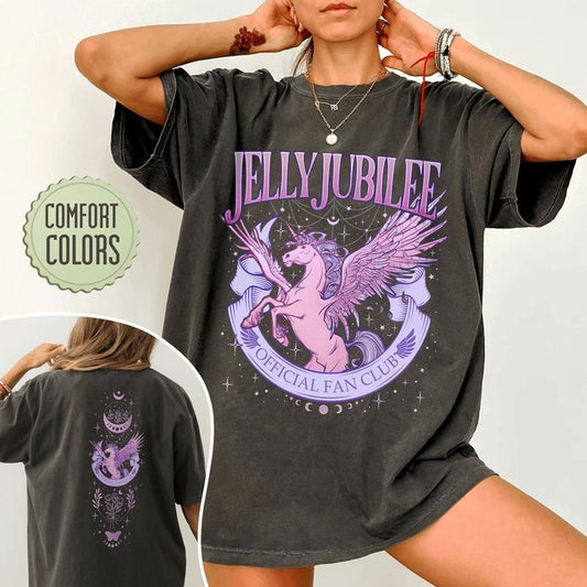 Jelly Jubilee Crescent City Comfort Colors Shirt Bryce Quinlan Merch Crescent City SJM Jelly Jubilee Fan Club 2 Sided Shirt