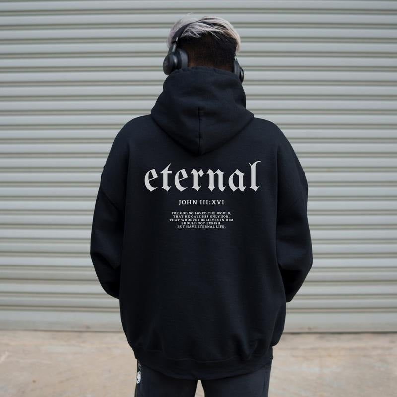 John 3:16 Unisex Christian Hoodie, Eternal Gospel Bible Verse Hoodie, Christian Streetwear, Christian Merch, Jesus Apparel  T-shirt, sweater and Hoodie