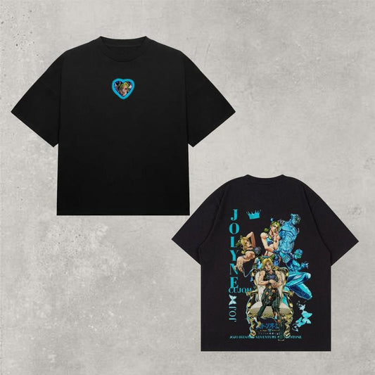 Jojo's Bizarre Adventure The JOJO Lands Shirt, Jolyne Cujoh & Stone Free Unisex Tee | JoJo's Bizarre Adventure Fan Gift, Jojo Star Streetwear Style