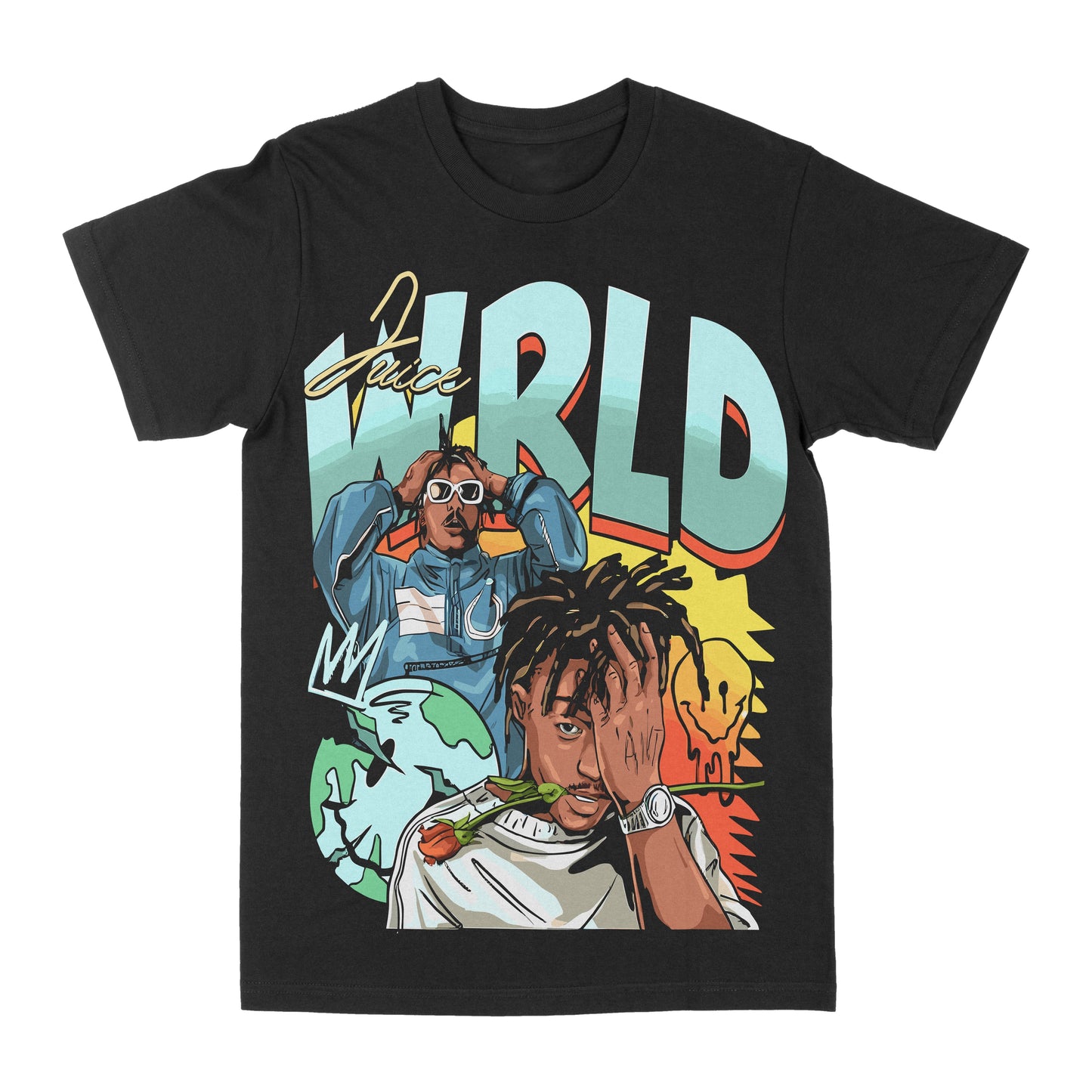 Juice Wrld "Smiley" Graphic Tee
