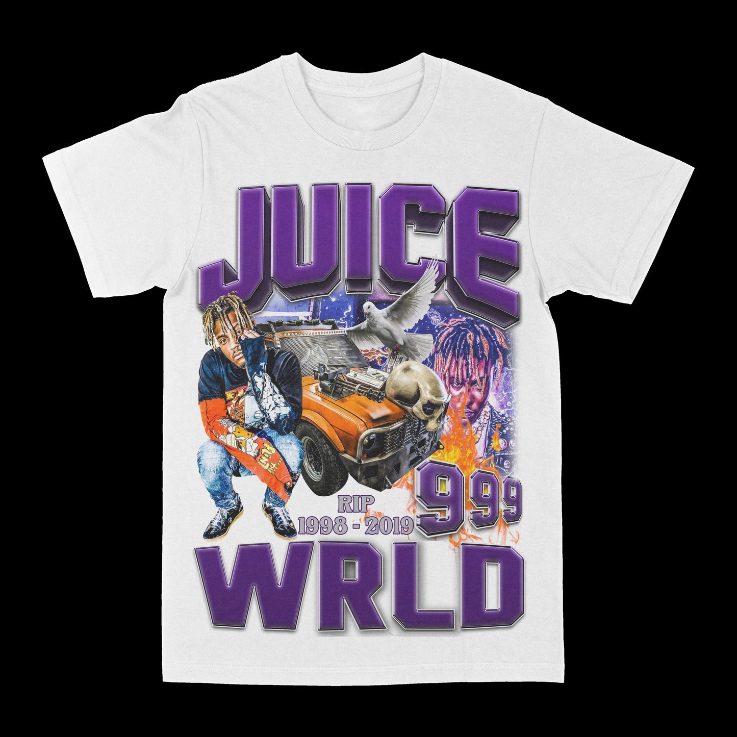 Juice Wrld "999" Graphic Tee Style001