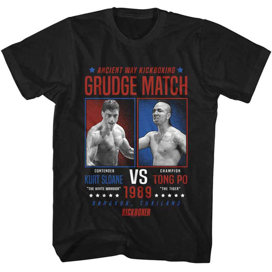 Kickboxer - Kurt Vs Tong - American Classics - Solid Black Adult Short Sleeve T-Shirt