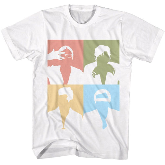Kings Of Leon - Panels - American Classics - Solid White Adult Short Sleeve T-Shirt