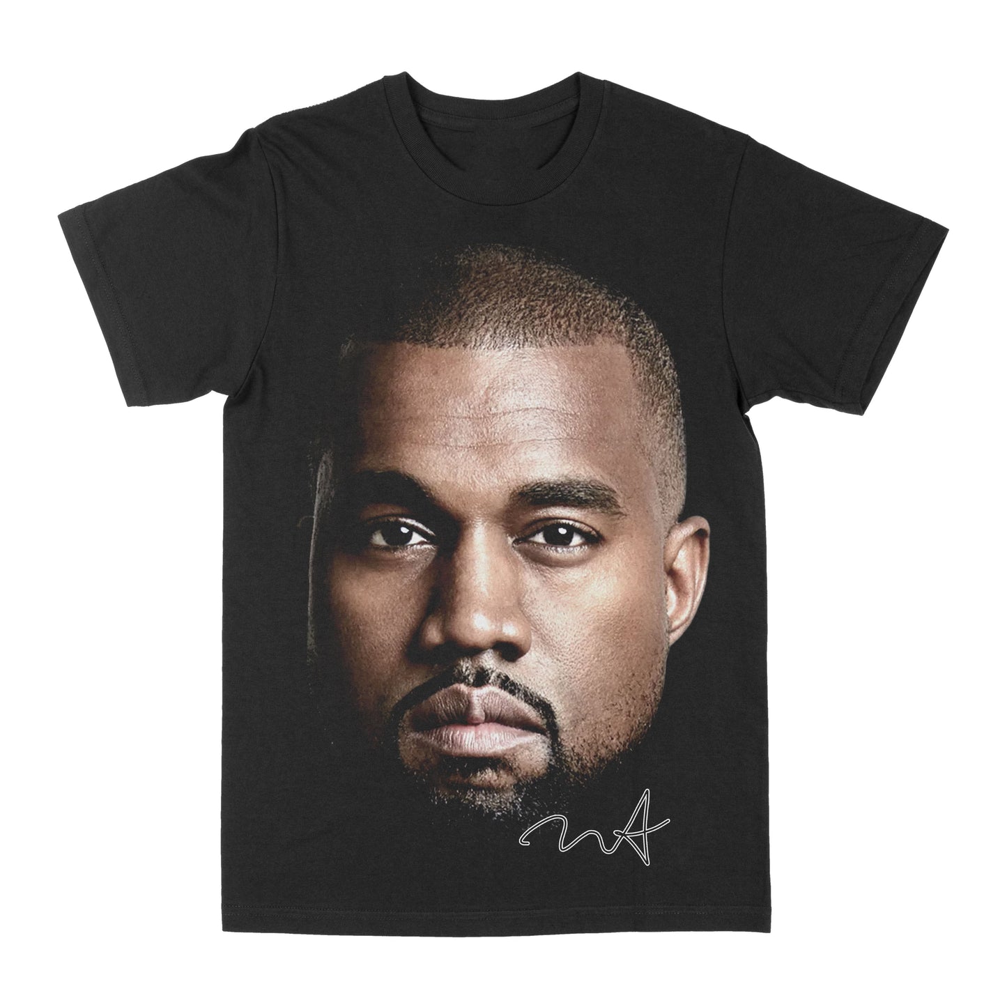 Kanye West "Big Face" Graphic Tee Style001