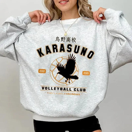 Karasuno Volleyball Club Unisex Sweatshirt, Haikyuu Shirt, Anime Lover Gift