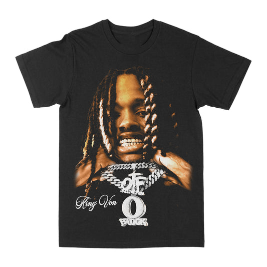 King Von "Big Face" Graphic Tee Style001