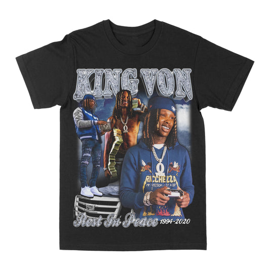 King Von RIP Graphic Tee Style001
