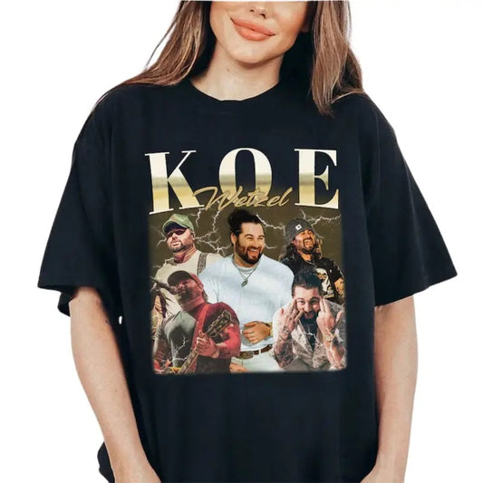 Koe Wetzel Vintage Shirt, Shirt Cowboy Western Country Music Tee shirt, Gift for fan for him and for her top menswear womenswear