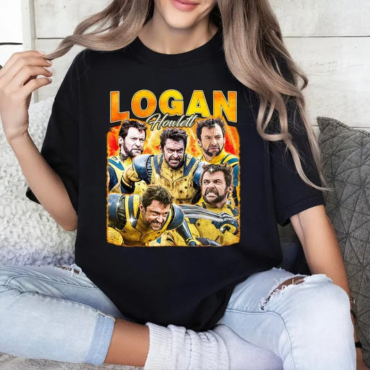 L0gan Howlett Shirt, Hugh T Shirt Jackman T Shirt Gift For Woman and Man Unisex T-Shirt