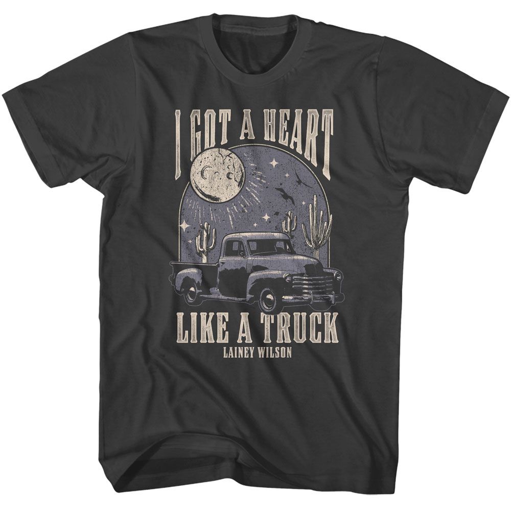Lainey Wilson - Heart Like A Truck - American Classics - Solid Gray Adult Short Sleeve T-Shirt