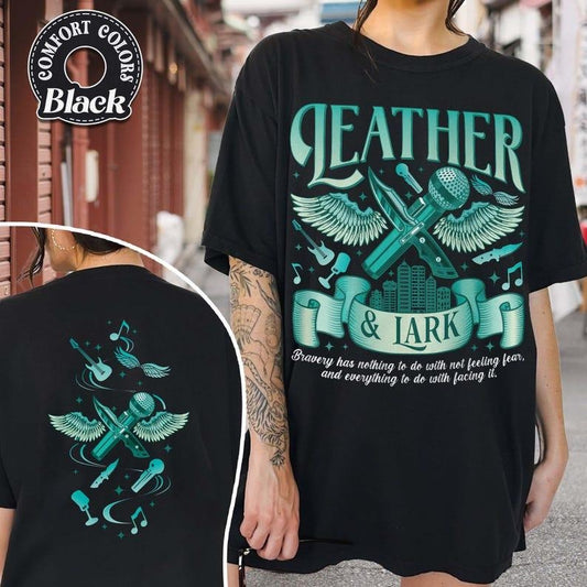 Leather & Lark Shirt, Butcher and Blackbird, Scythe Sparrow Shirt, Brynne Weaver, Smut Gift, Book Shirt, Dark Romance