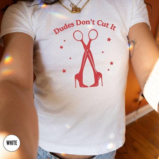 Lesbian Baby Tee, Funny Femme Lesbian Subtle Pride Babytee, Sapphic Baby Tees, Butch Bait Girlfriend Gift, WLW Queer Shirt, Coming Out